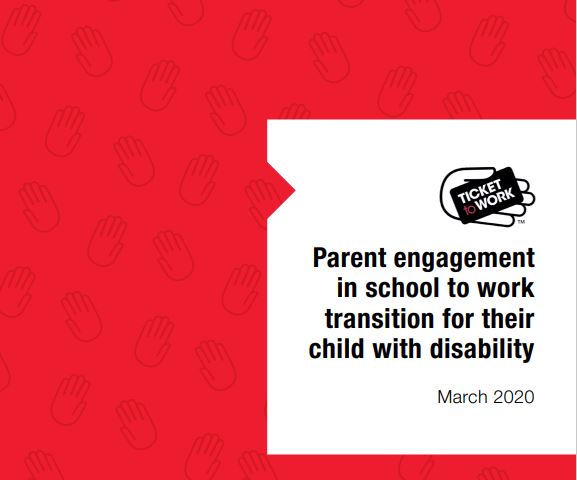 Parent engagement in school to work transition